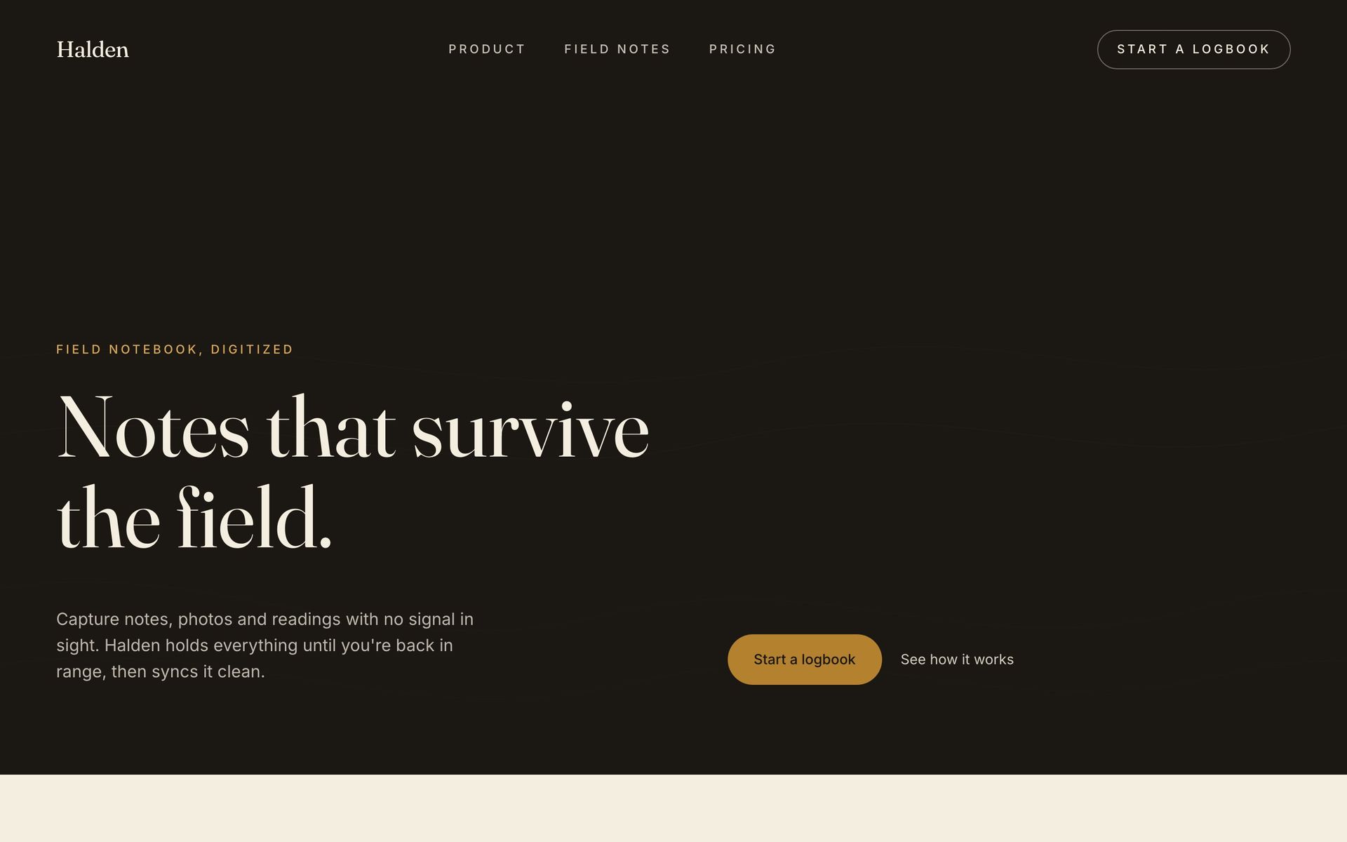 A page built by the Imagegen frontend web design skill