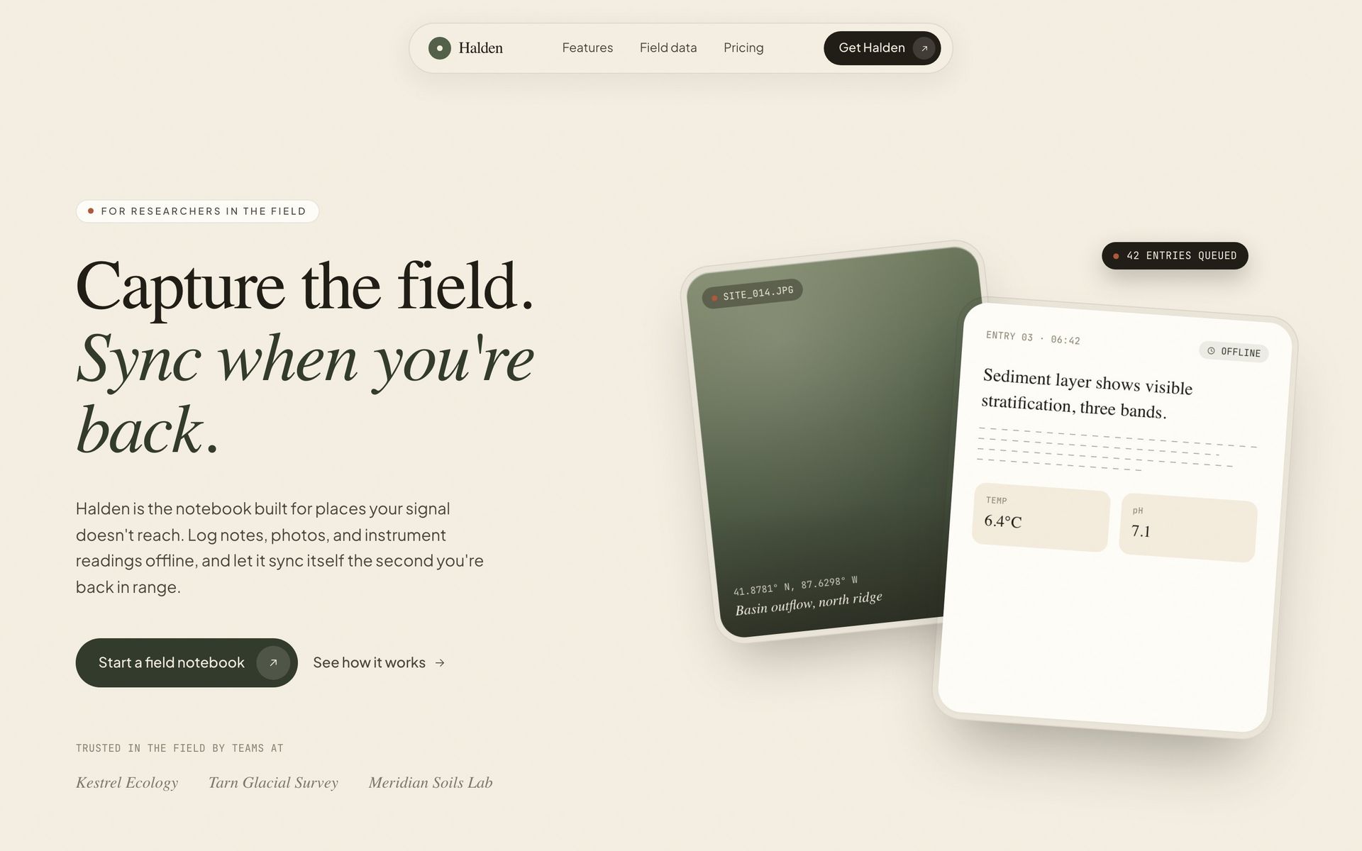 A page built by the High end visual design design skill