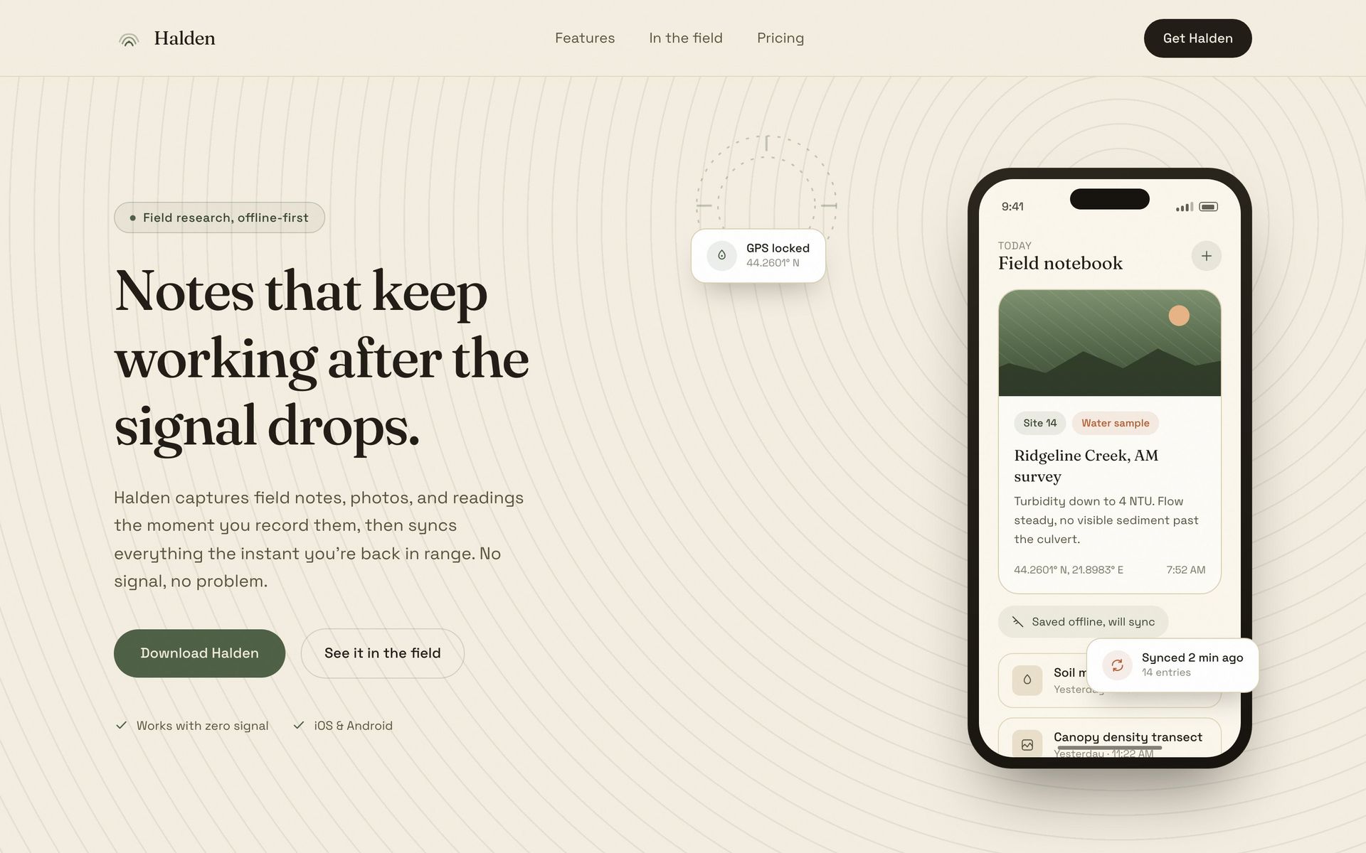 A page built by the Imagegen frontend mobile design skill