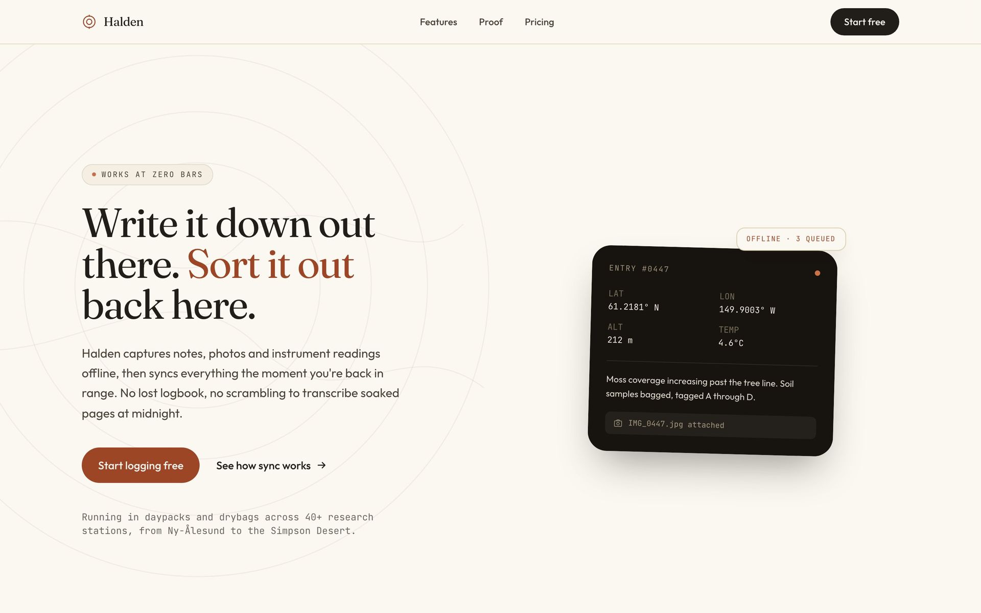 A page built by the Design taste frontend v1 design skill