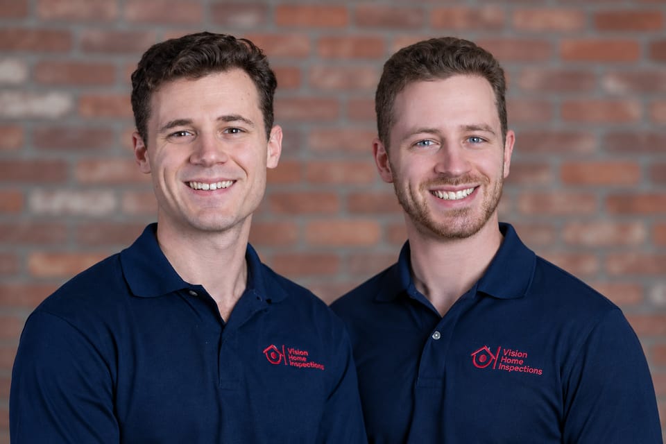 Matt and Tom of Vision Home Inspections, the licensed home inspectors on the Fix and Fashion team