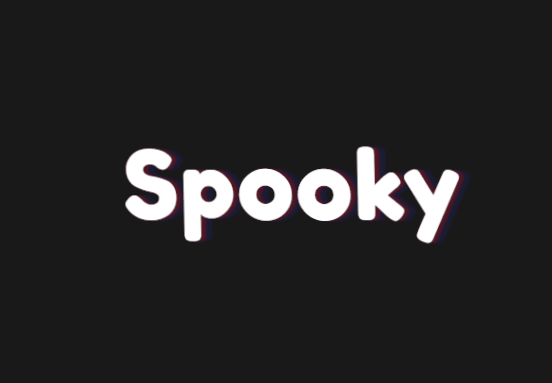 CSS Text Animations - Spooky Typo