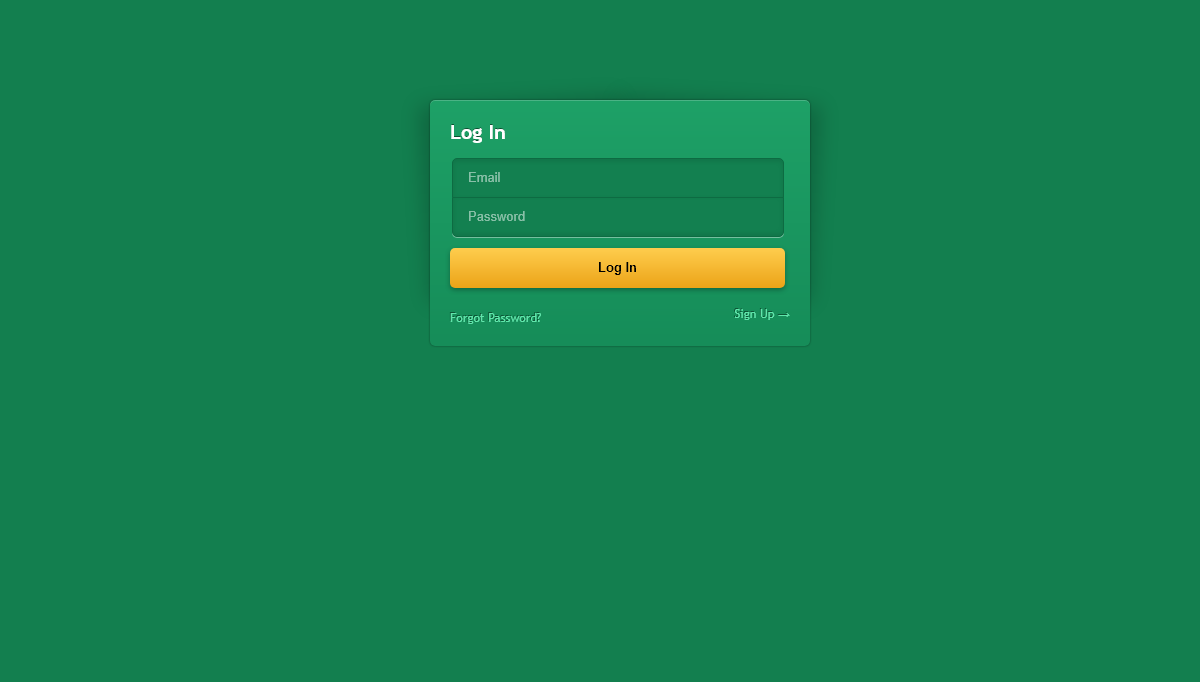 CSS Login / Registration Forms - Login Form