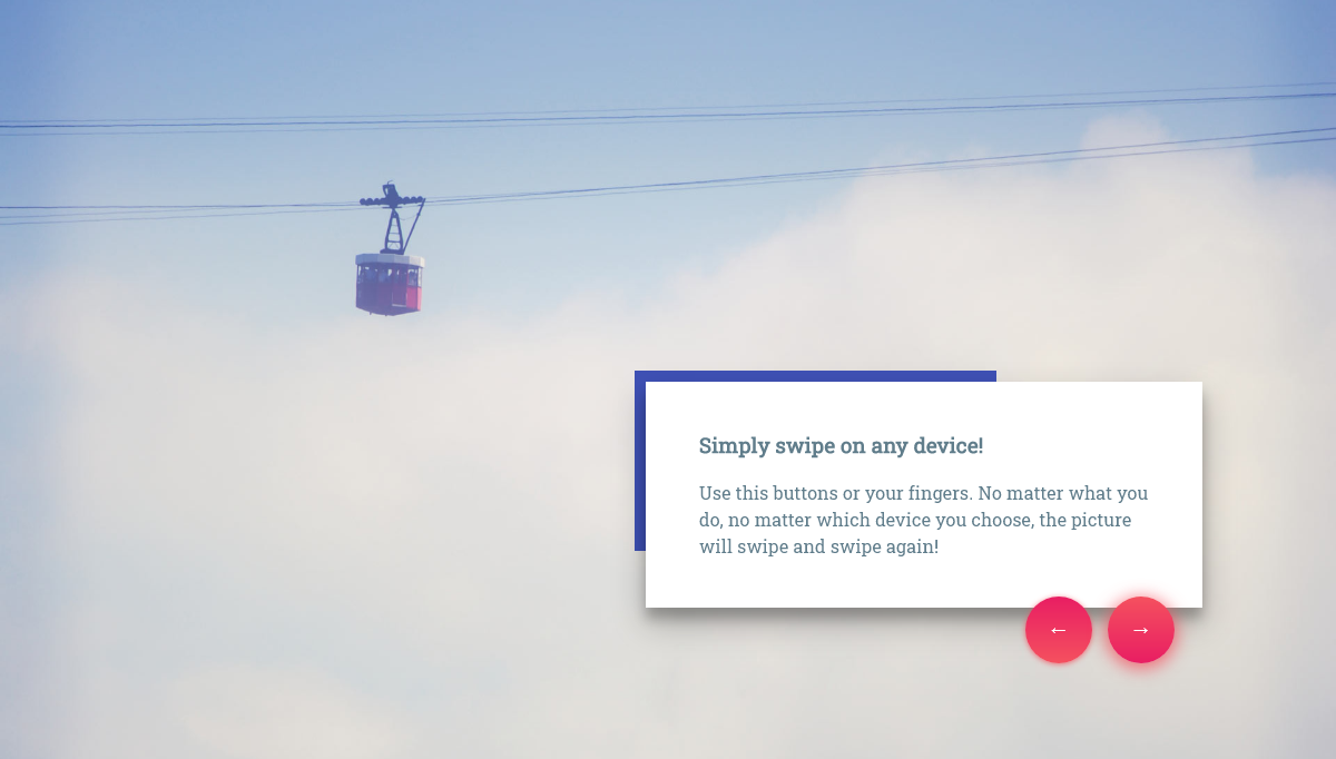 CSS Sliders - JQuery | Fullscreen Hero Image Slider (Swipe Panels Theme)