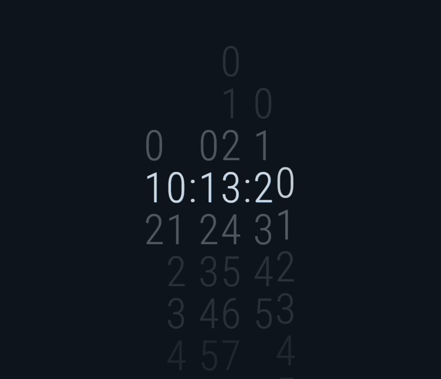 CSS Clocks - Slide Clock