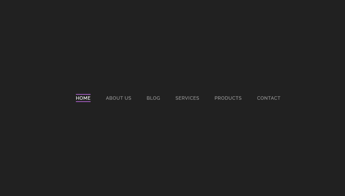 CSS Horizontal Menus - #1217 - Horizonatal Menu