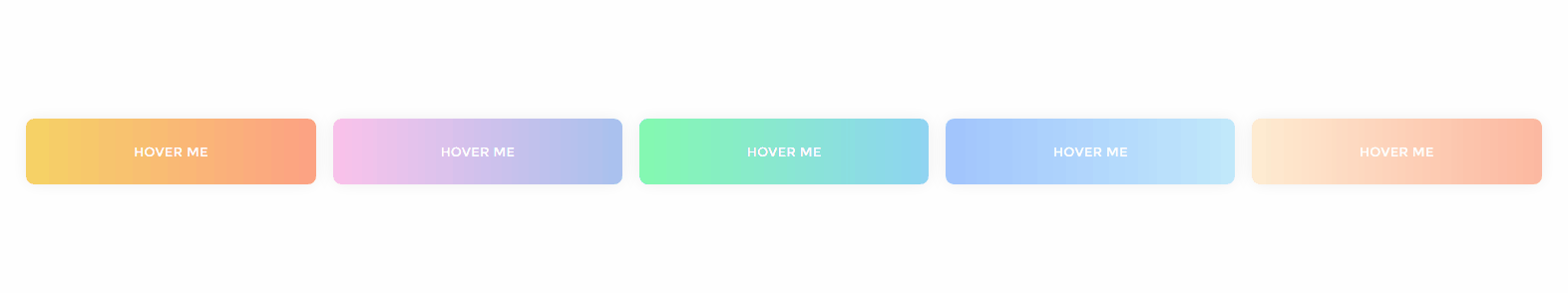 CSS Gradient Buttons - Gradient Buttons With Background-Color Change (CSS-only)