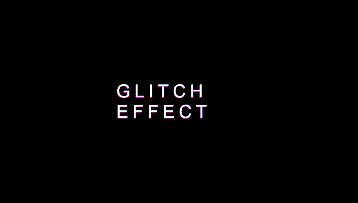 CSS Text Glitch Effects - Glitch Effect on Words