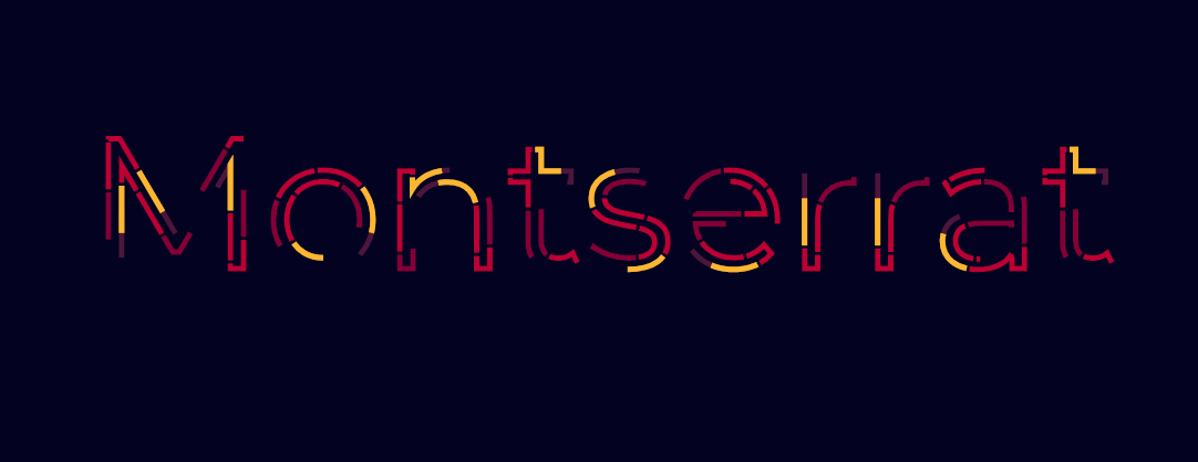 CSS Text Animations - Text Animation: Montserrat