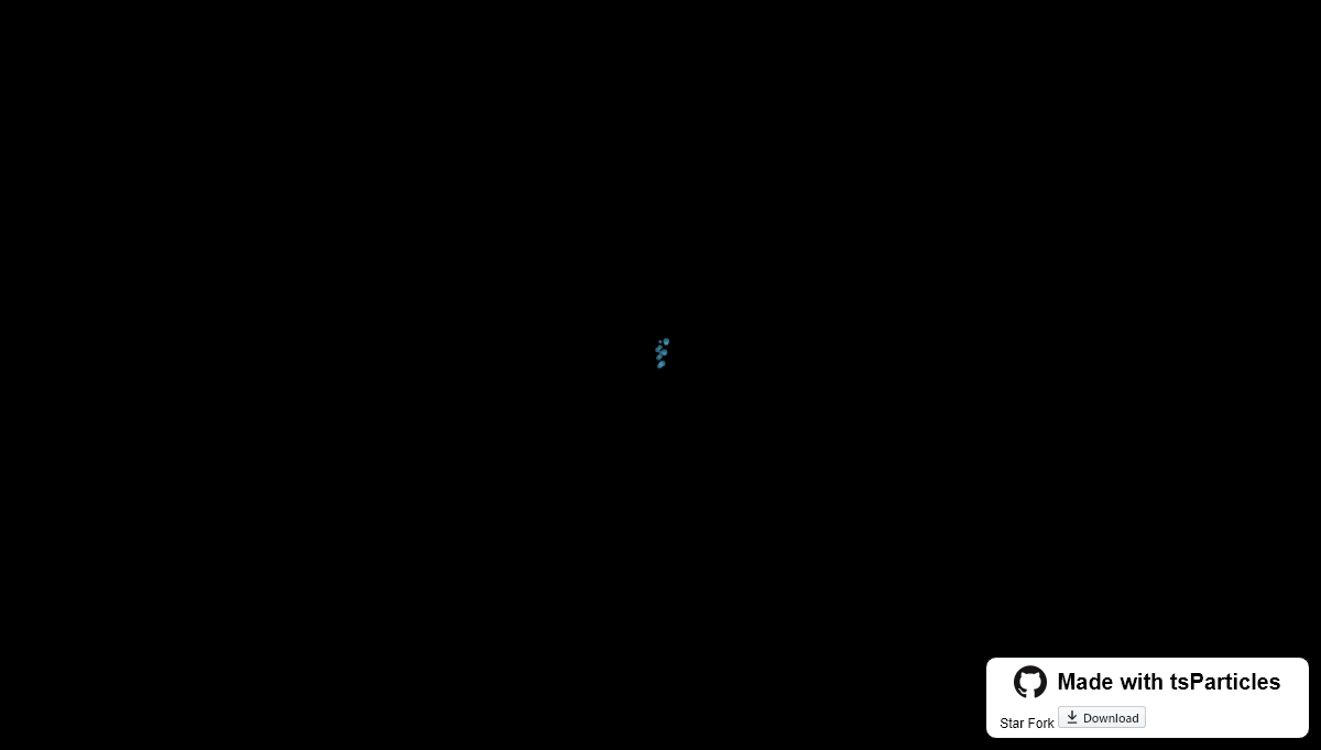 CSS Particle Backgrounds - tsParticles water fountain