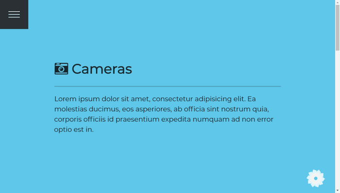 jQuery Menus - Vertical Layout with Navigation