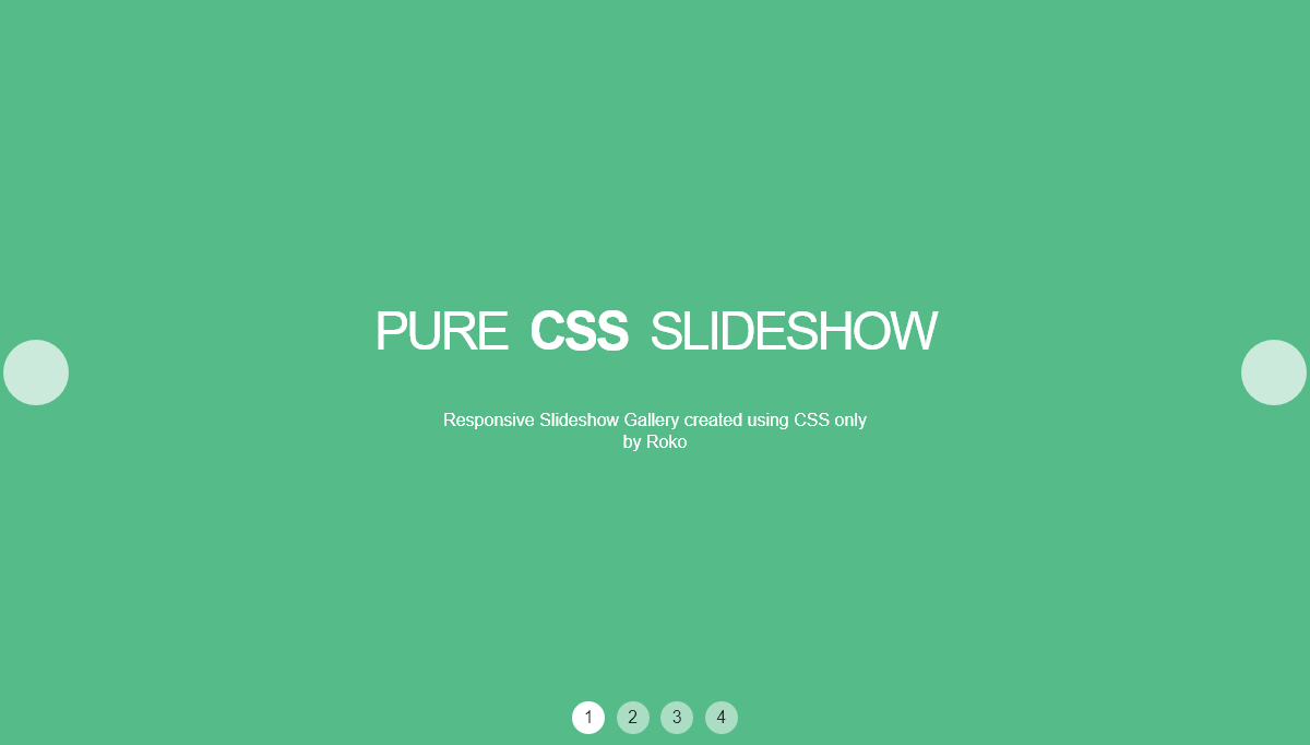 CSS Slideshows - Pure CSS Slideshow Gallery
