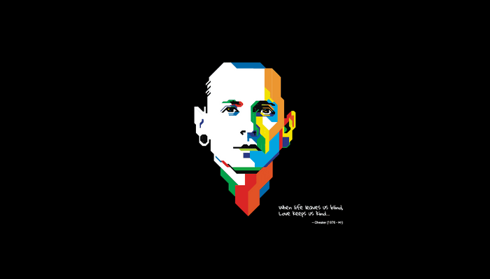 CSS Illustrations - Chester Bennington Tribute | Pure CSS Illustration