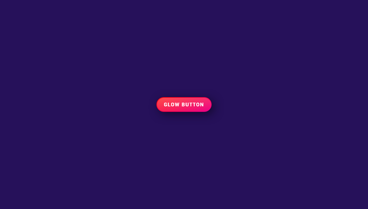 CSS Glow Effects - Glow Button