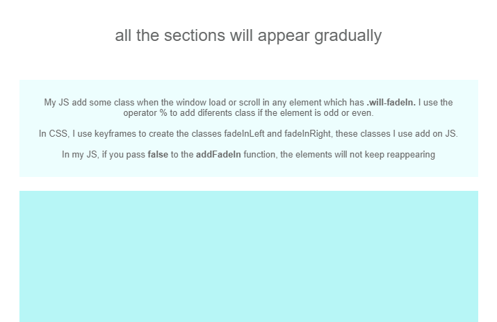 jQuery Scroll Effects - show elements on scroll