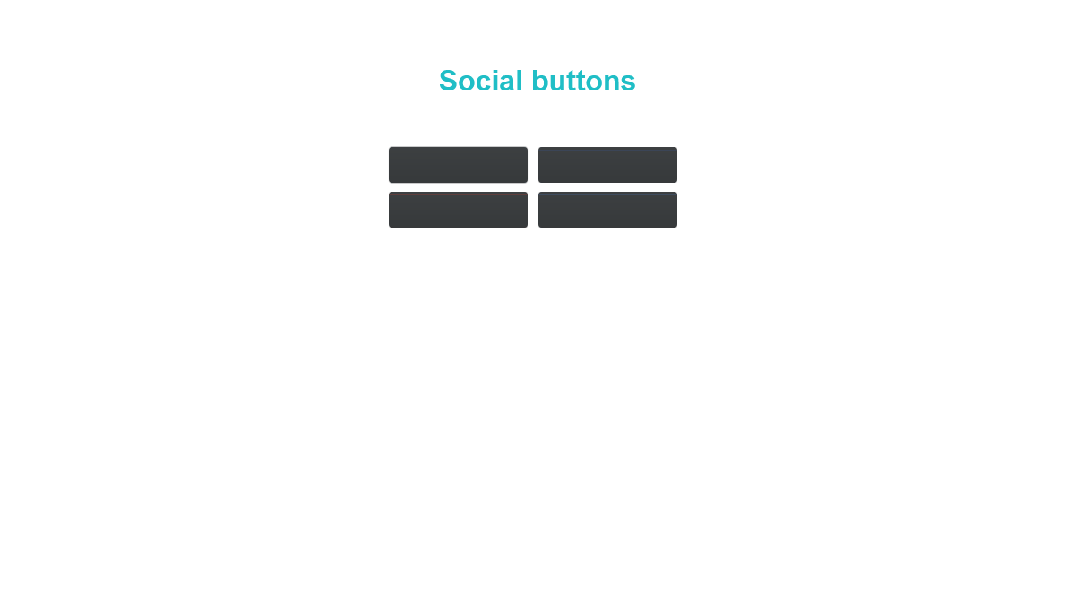 CSS Panels - Social Panel