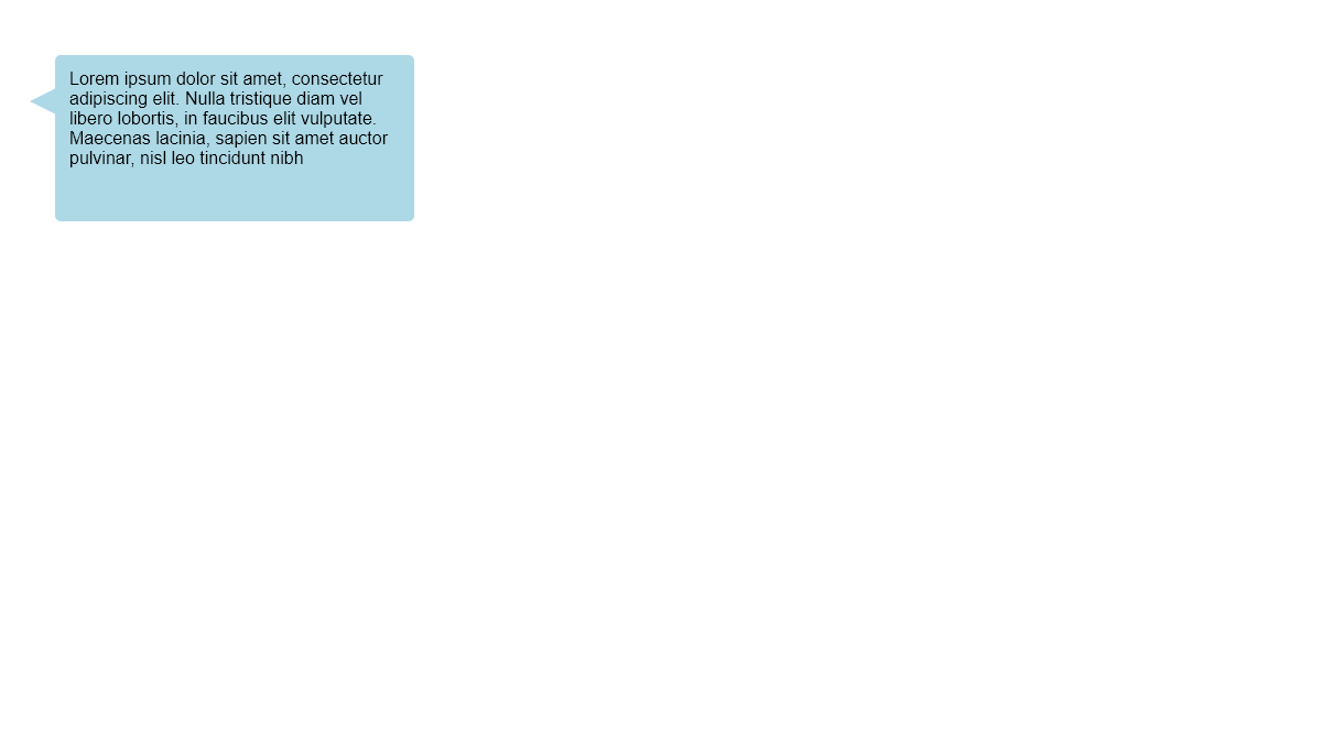 CSS Speech Bubbles - Simple CSS Speech Bubble