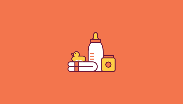 CSS Illustrations - Baby Stuff - CSS Only Illustration