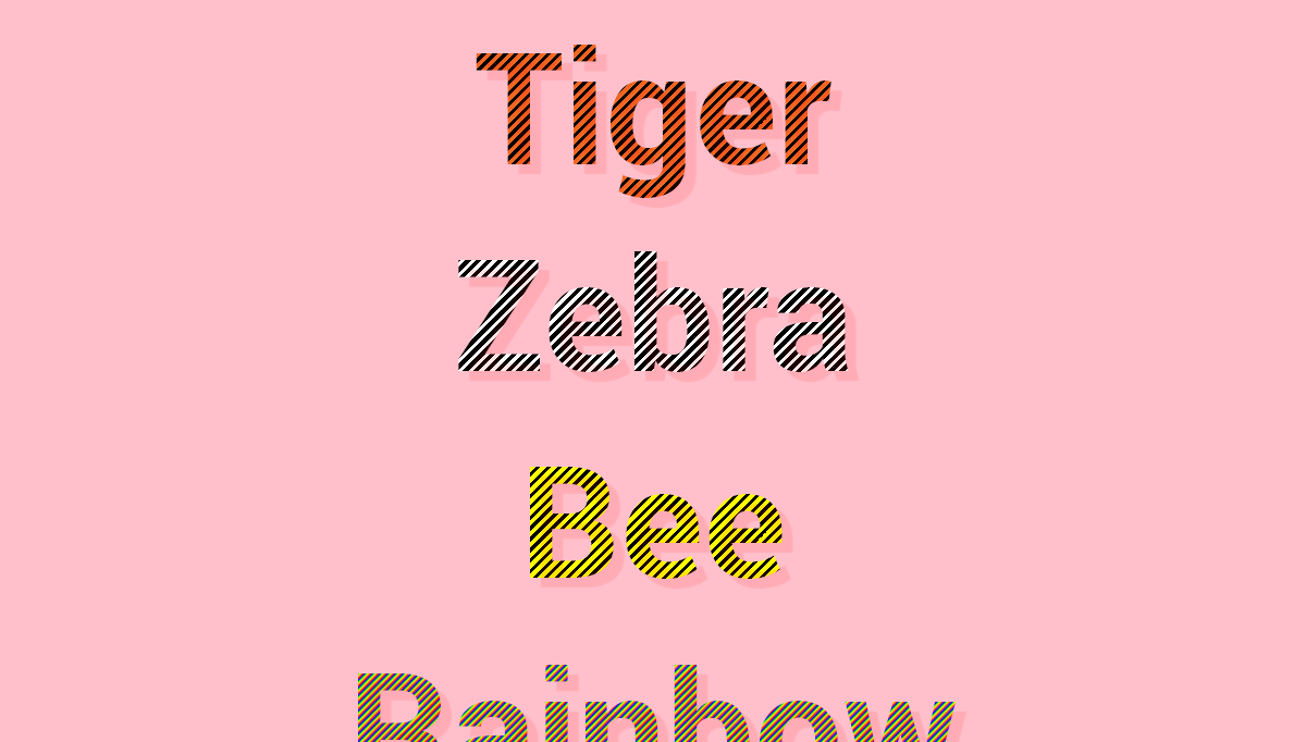 CSS Text Effects - Texts
