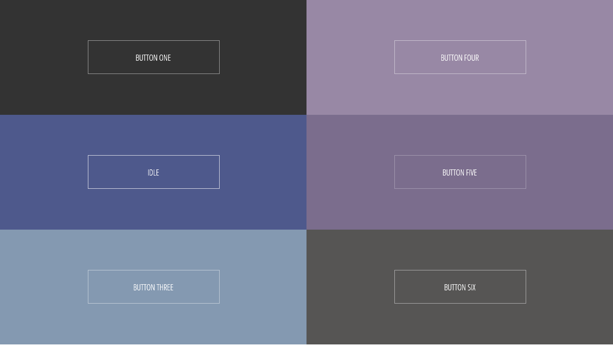CSS Button Libraries - Six Pure CSS Button Hover Animations