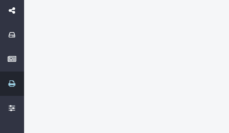 CSS Menu - sidebar navigation with tooltips