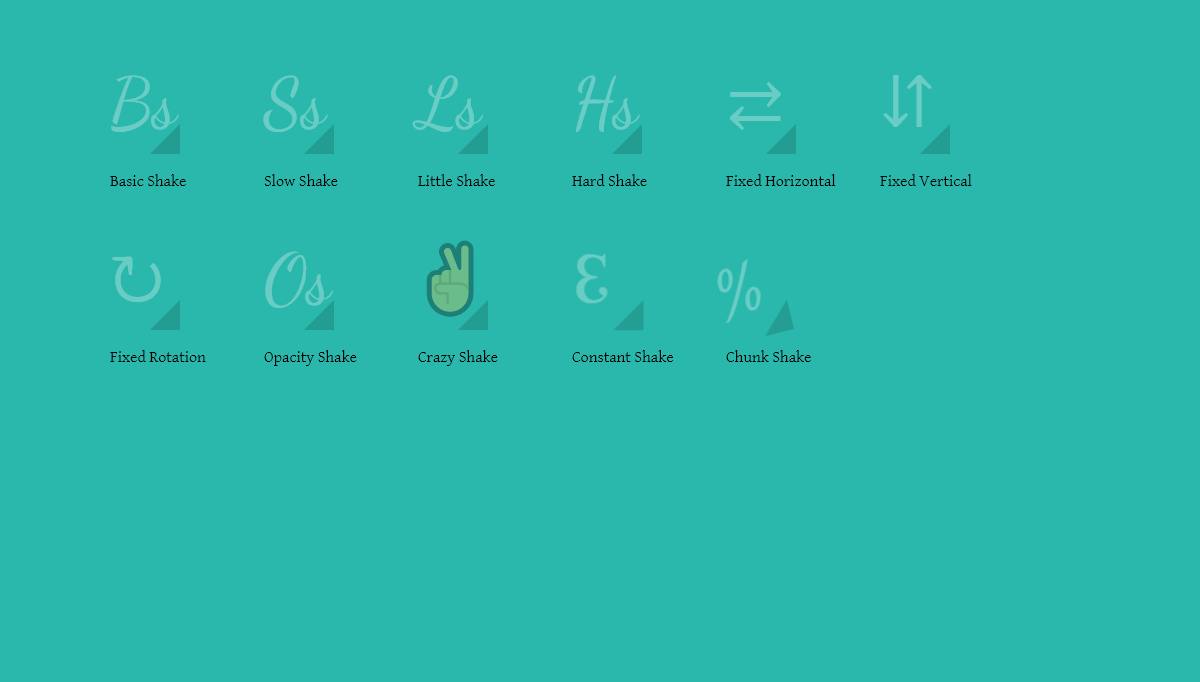 CSS Animation Libraries - CSSShake