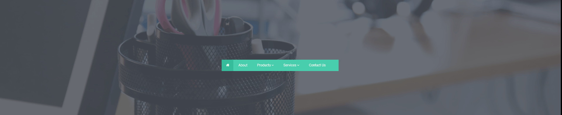CSS Menu - Flat Horizontal Navigation