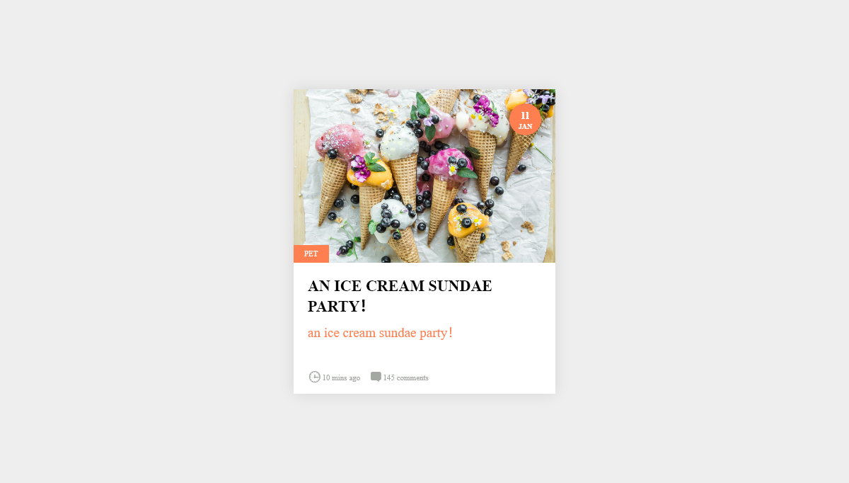 CSS Card Hover Effects - CSS3 cards hover effects