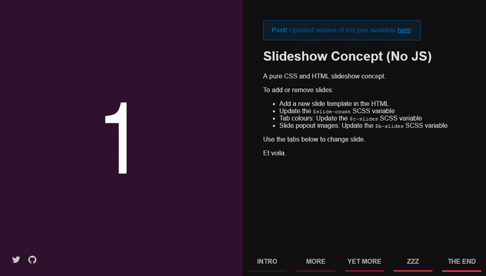 CSS Slideshows - Slideshow Concept (No JS)