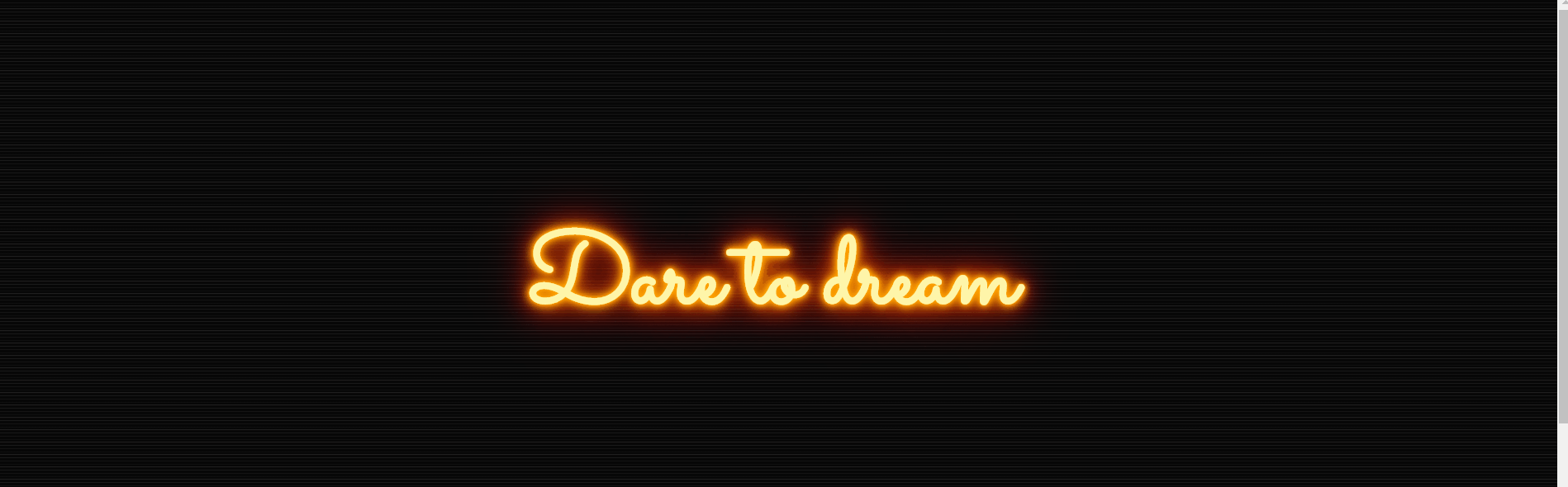 CSS Text Animations - CSS Neon Sign