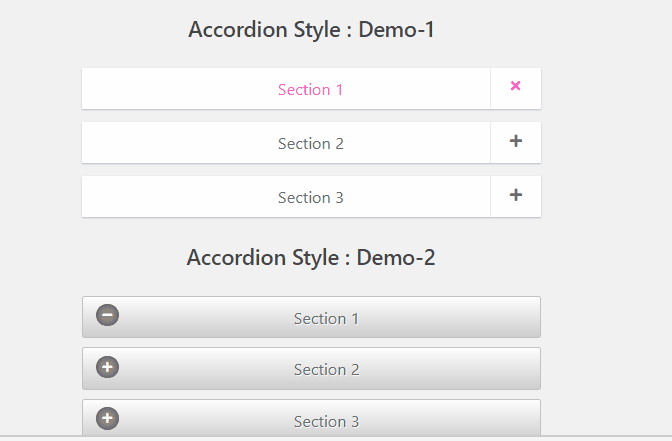 Bootstrap Accordions - Accordion Styles