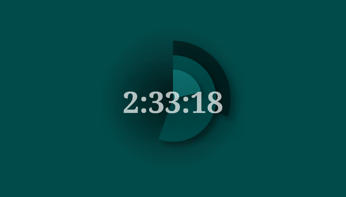 CSS Clocks - Pie Time