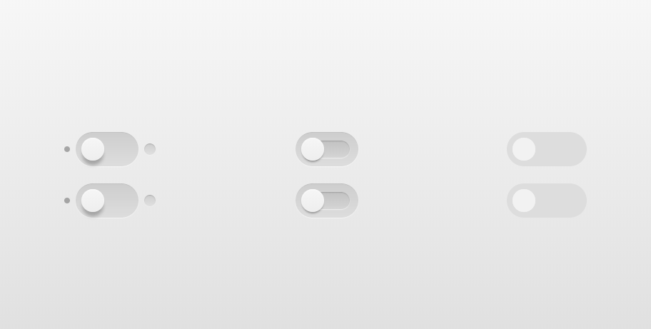 CSS Toggle Switches - Toggle buttons / On-Off switches