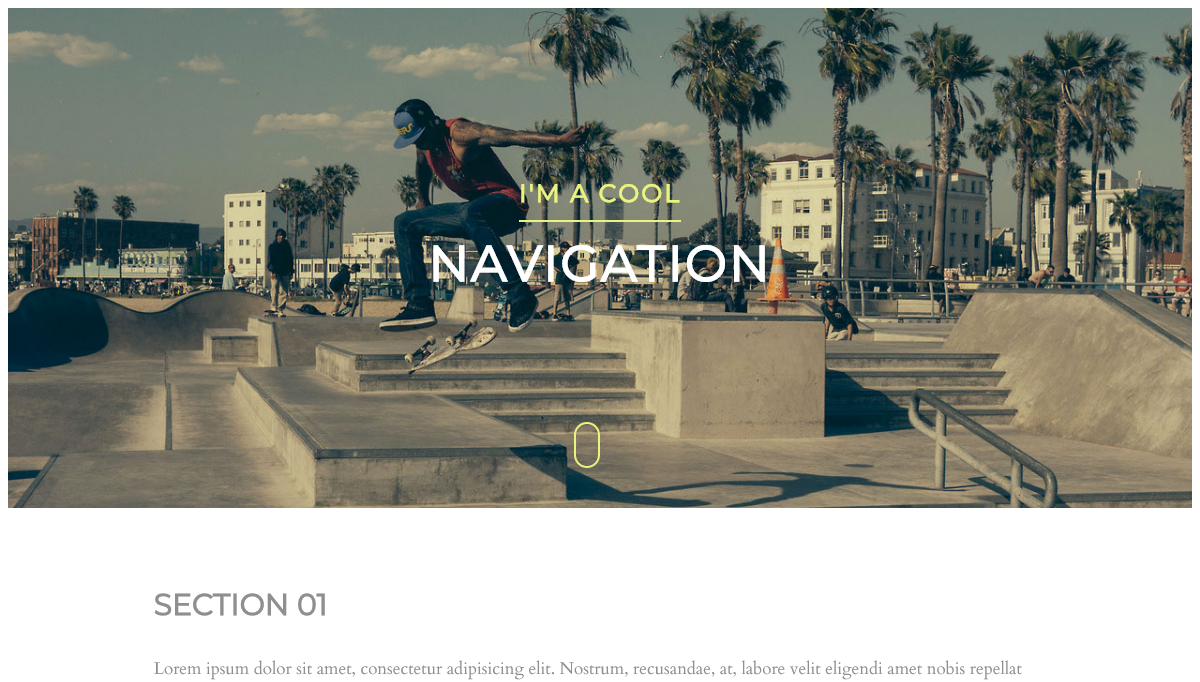 CSS Headers and Footers - Responsive sticky header navigation