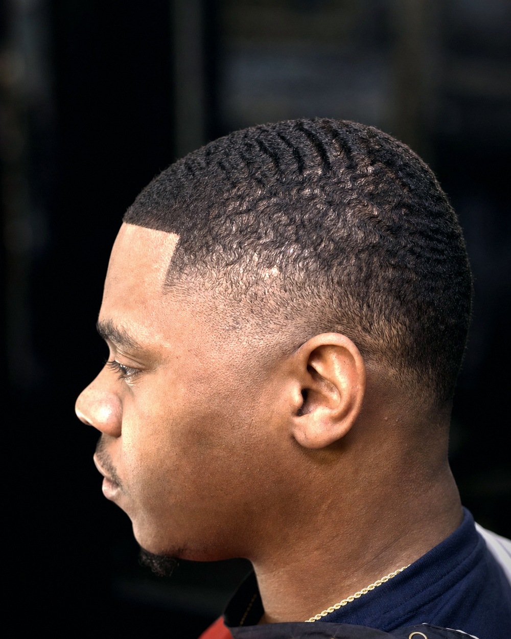 Low fade blended into a clean line-up