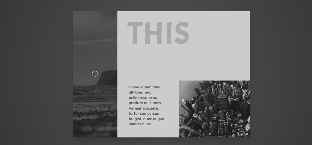 jQuery Sliders - Grid Card Slider