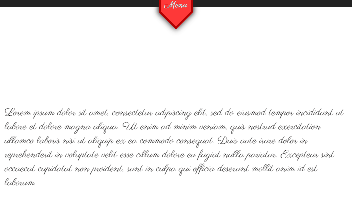 CSS Ribbons - Ribbon Menu