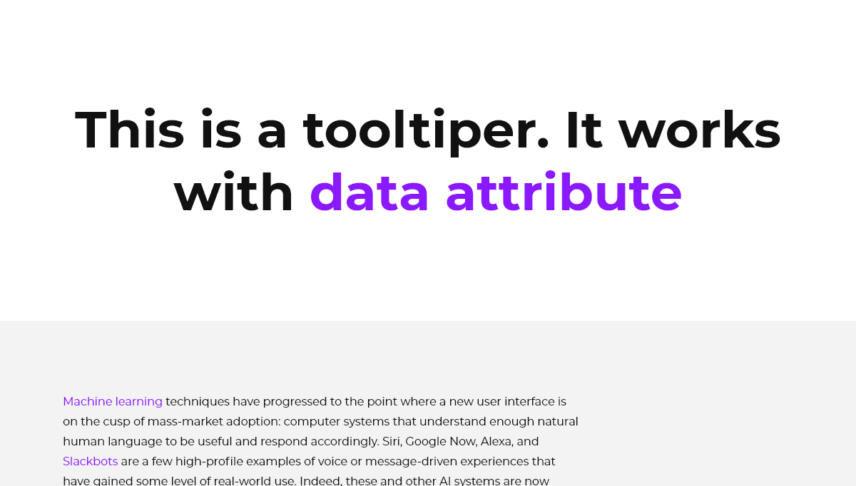 CSS Tooltips - Tooltiper