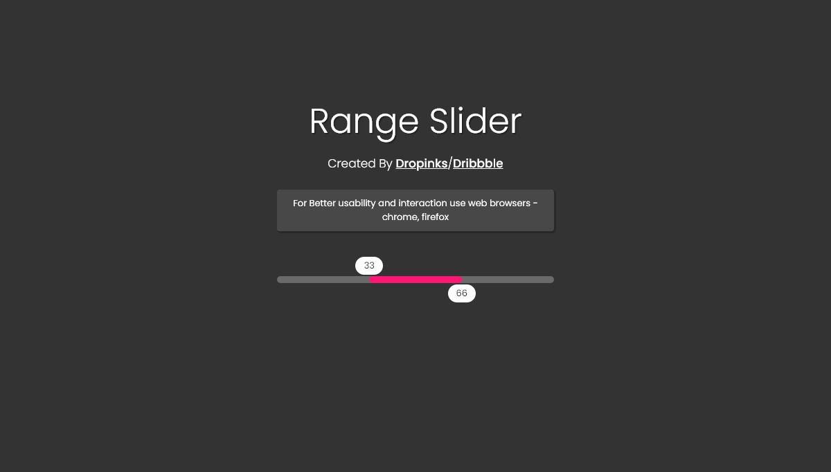 jQuery Range Sliders - Range Slider