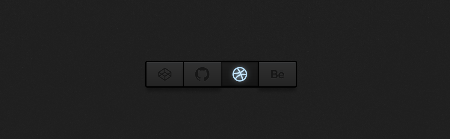 CSS Buttons - group button with svg icons