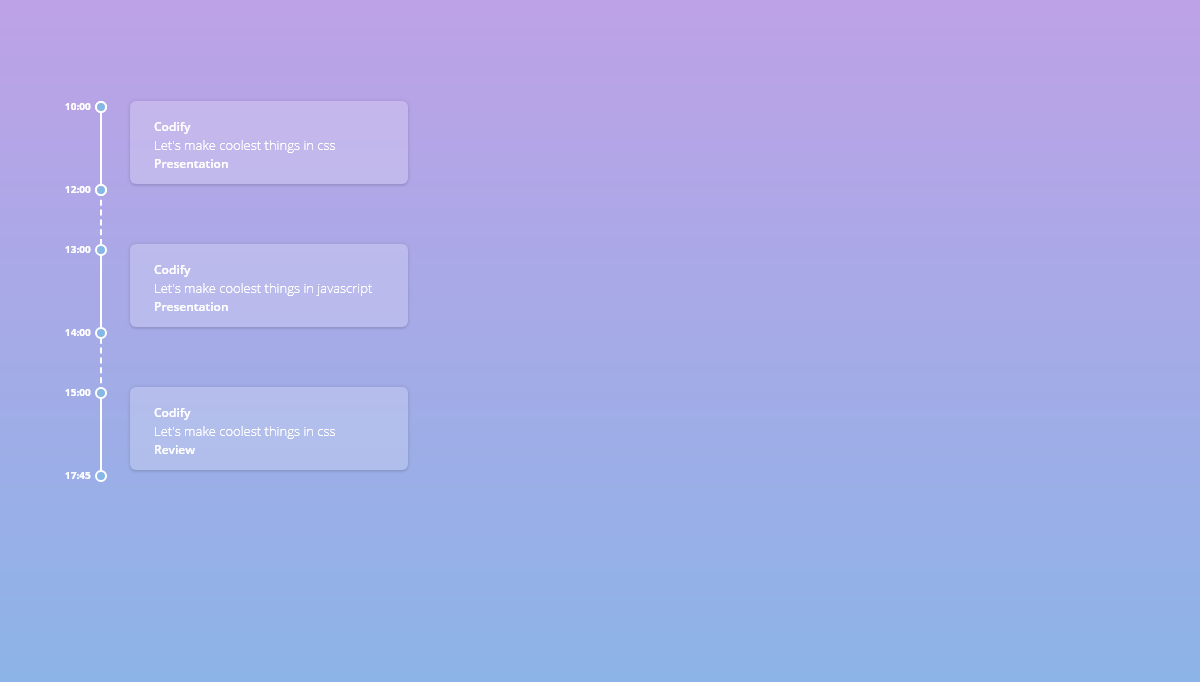 CSS Timelines - CSS Timeline