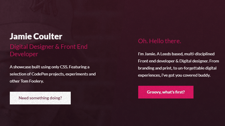 jQuery Sliders - Split Slider / Showcase Portfolio with reveal in CSS only