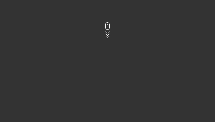 CSS Arrows - Mouse scroll animation
