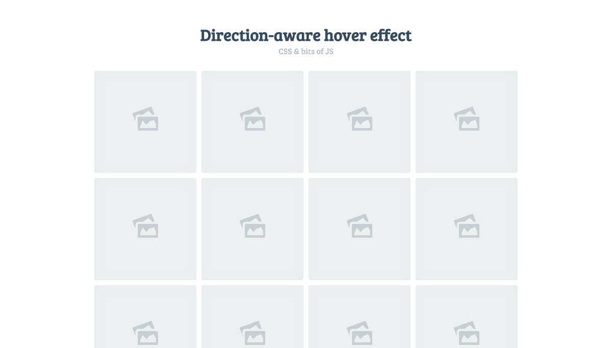 CSS Hover Effects - Direction-aware 3D Hover Effect (Concept)