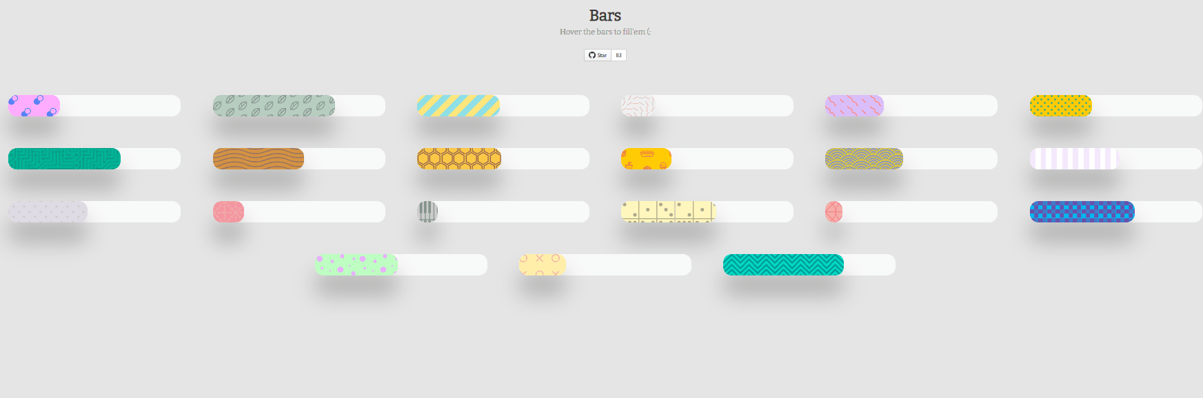 CSS Progress Bars - CSS Bars