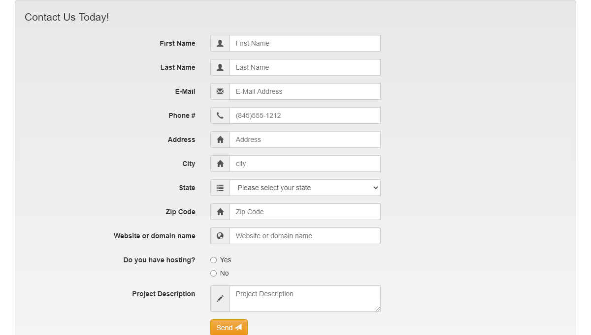 Bootstrap Forms - Bootstrap 3 Contact form with Validation