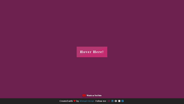 CSS Buttons - Creative Button Animation Effects | Only Using HTML & CSS