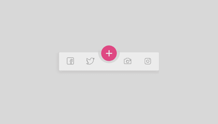 JavaScript Tab Bars - Jelly Menu 