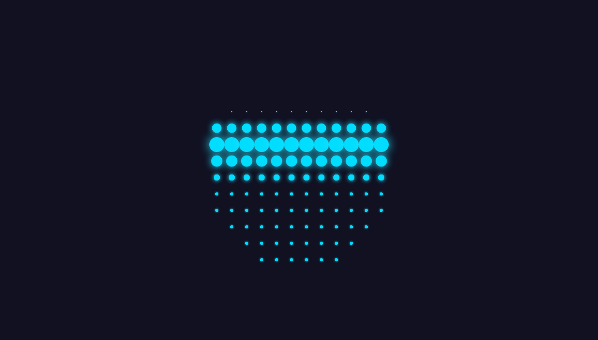 CSS Hexagons - Blue Neon Glow CSS Hexagon