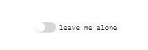 CSS Toggle Switches - pure css elastic toggle